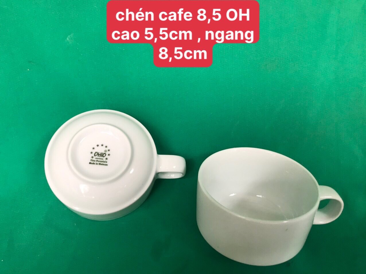 Chén cafe 8.5 OHIO