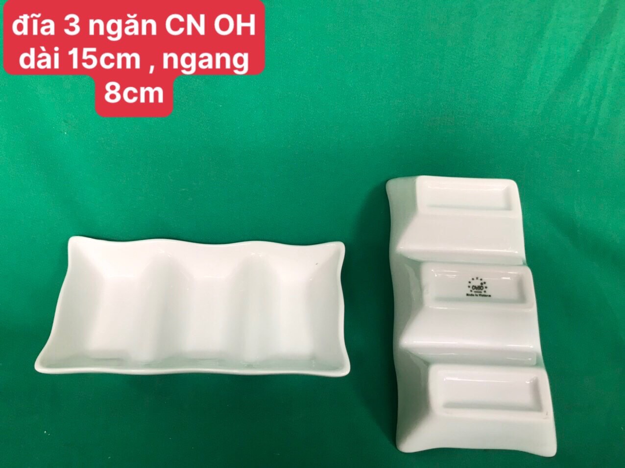 Đĩa 3 ngăn OHIO