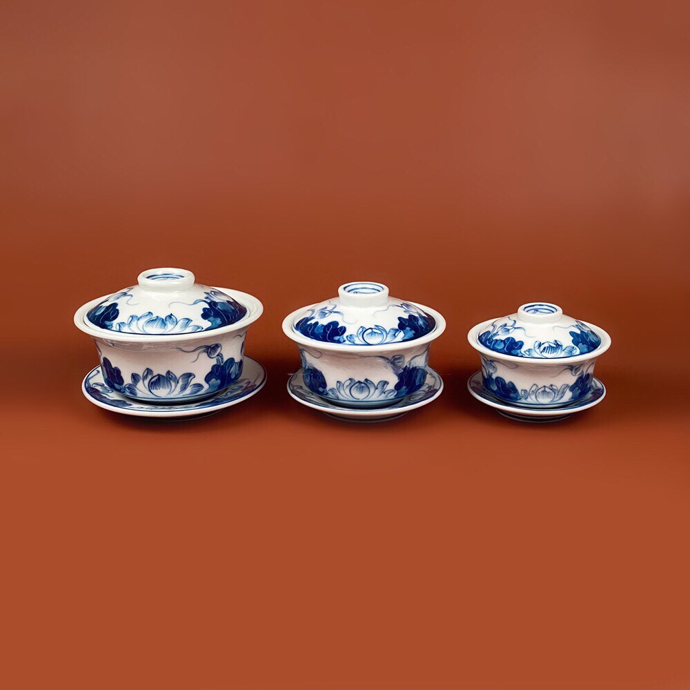 Bát trà sâm sen Long Loan